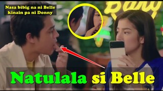 Sinipsip ni Donny yung nasa gilid ng bibig ni Belle Mariano! Kasama ba sa script yun?