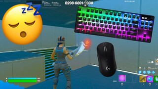 Apex Pro TKL & 360fps ASMR Chill 🤩 Piece Control 1v1🏆Satisfying Keyboard Fortnite