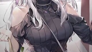 waifu White hair