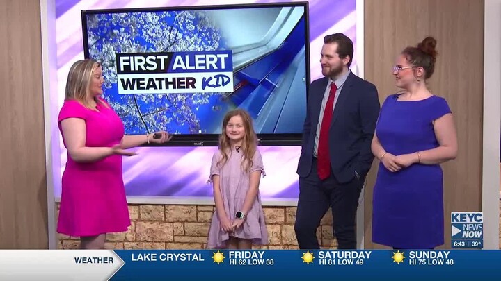 Weather Kid: STEM loving first grader gives the forecast!