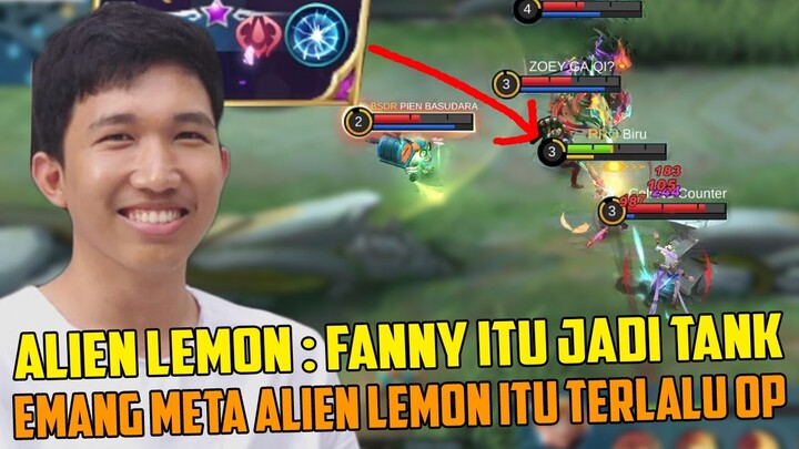 ALIEN LEMON "FANNY ITU TANK" SKILL + KEJENIUSAN PARA ALIEN MEMATAHKAN LOGIKA MANUSIA !! #rrqlemon