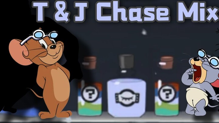 [FNF/เกมมือถือ Cat and Mouse/Vs Impostor] การ์ดเครื่องดื่มล่องหน (ใคร T&J Chase Mix)