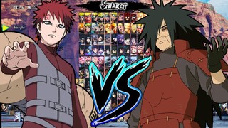 Gaara VS Madara Edo Tensei (One of Five Kage Fighting Madara) 1080P HD 60FPS