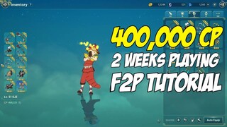 400,000 CP F2P 2WEEKS PLAYING TIPS AND TRICKS ROGUE (TUTORIAL) Ni No Kuni Cross Worlds