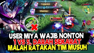 MIYA SAVAGE? 2020 Miya Best Build -Damage Gak Ada Obat 5 Orang juga Menang | Top 1 Global Miya Build