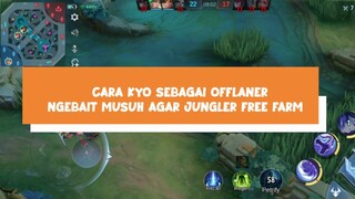 Cara Kyo Mencegah Tank Musuh Agar Tidak Rusuh Ke Jungler Kita. Cara Kalian Gimana?