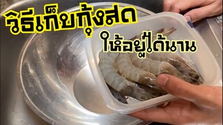 วิธีเก็บกุ้งให้สดใหม่อยู่ได้นาน | บ้านน้ำยำ สร้างอาชีพ