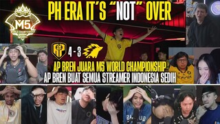 SEMUA STREAMER SEDIH!! AP BREN JUARA M5, ONIC KALAH 4-3 DI GRAND FINALS M5 MLBB WORLD CHAMPIONSHIP!!