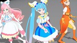 【MMDプリキュア】キュアスカイ＆キュアプリズム＆キュアウィングで桃源恋歌