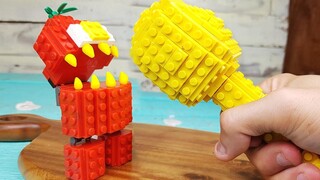 Lego AMONG US ไก่ทอด KFC - Lego In Real Life การทำอาหารแบบสต็อปโมชั่น & ASMR