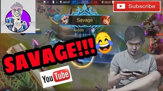 NAKASAVAGE SA MOBILE LEGENDS 😂 Mobile legends funny moment / Mobile Legends BangBang