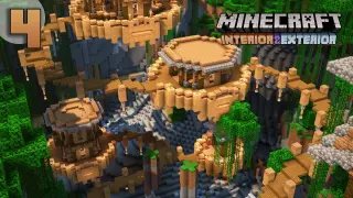Minecraft Interior and Exterior: Ultimate Jungle Base | Floating Treehouse Tutorial (Part 4)