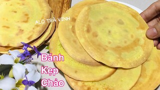 BÁNH KẸP CHẢO- Làm Bánh Tráng Kẹp ngoài giòn trong dẻo không cần dùng khuôn đúng vị truyền thống