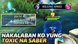 nakalaban ko yung toxic na saber
