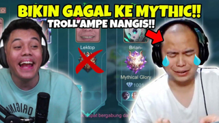 BIKIN MARSHA GAGAL KE MYTHIC!! TROLL SAMPAI NANGIS