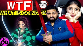 DEMON SLAYER | 1x4 FINAL SELECTION | COUPLE HINDI REACTION