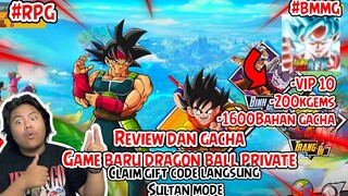 REVIEW GAME DRAGONBALL BARU PRIVATE HADIAH GEM YG  MELIMPAH SAMPE GACHA TAK TERBATAS DARI GIFT CODE