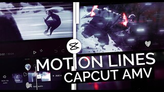 Motion Lines Like After Effect || CapCut AMV Tutorial