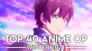 My Top 40 Anime Openings - Winter 2021