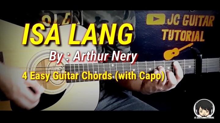 Isa Lang - Arthur Nery Guitar Chords (4 Easy Chords for Whole Song)