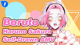 [Haruno Sakura Only] Haruno Sakura Character Self-Drawn AMV "TingTing" | Boruto_1
