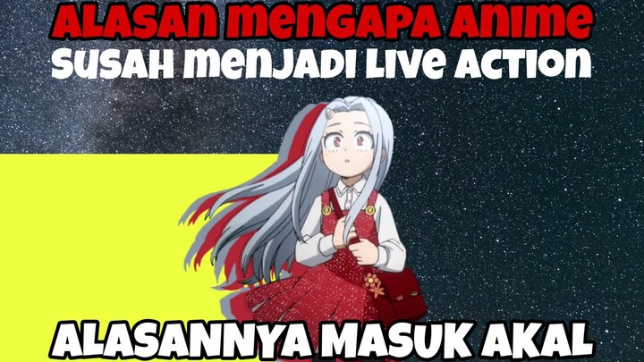ALASAN MENGAPA ANIME SUSAH DI ANGKAT MENJADI LIVE ACTION