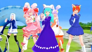 【MMD di gi charat】デ・ジ・キャラット9人娘でおねがいダーリン