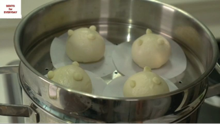 Korea cooking : Steamed custard buns 4 #monHan