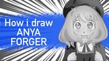 Drawing Anya// spy x family art/ fanart anime