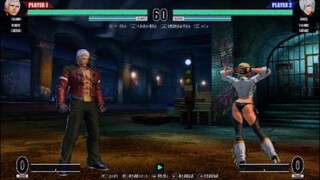 KOF15　プロvs最強アンヘル　レベルの高すぎる勝負