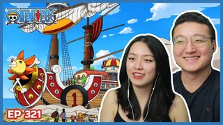 THE NEW SHIP! CHASING FRANKY! 🤣 | One Piece Episode 321 Couples Reaction & Discussion