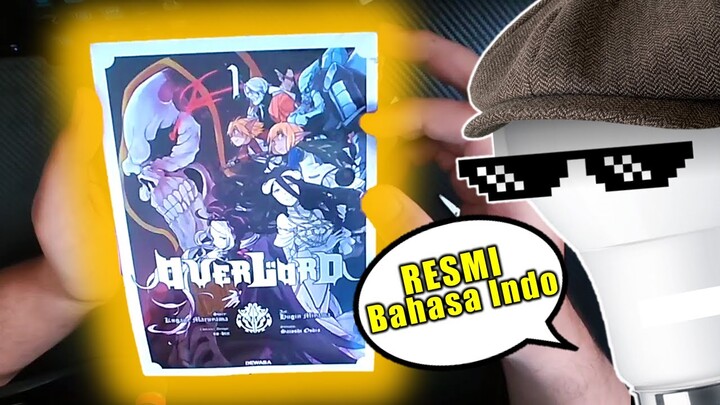 Manga Overlord Resmi Bahasa Indonesia - Mari Kita Unboxing