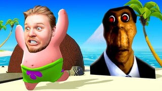 OBUNGA zerstört BIKINI BOTTOM! (Teardown Mods)