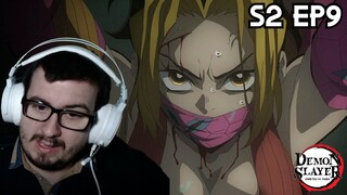 DEMON SLAYER SEASON 2 EPISODE 9 REACTION! "INFILTRATING THE ENTERTAINMENT DISTRICT"