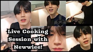 Live Now: TayNew's Newwiee, NEW THITIPOOM Showcases his COOKING Skills | Newwiee is So Cute in Black