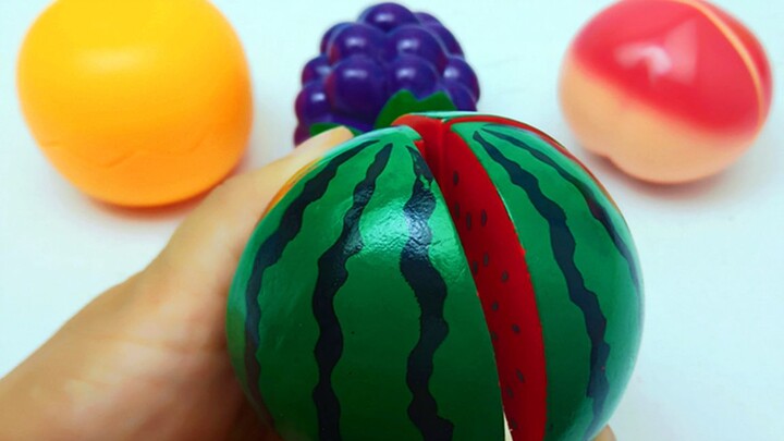 Large round watermelon, juicy oranges