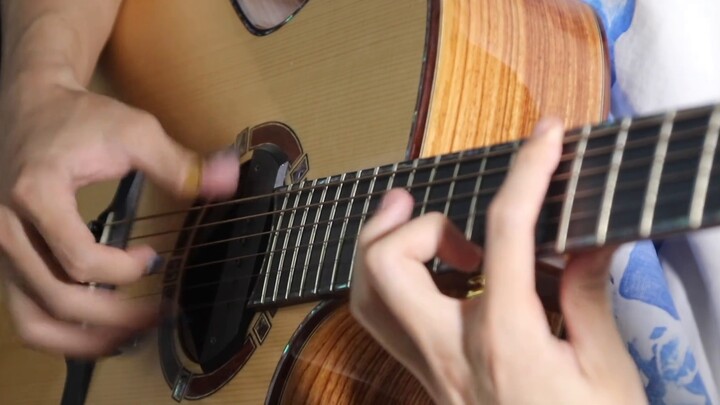 membakar! "The Sun Also Rises" adalah adaptasi "Fingerstyle Guitar" paling mengejutkan di situs. Saa