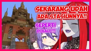 [ Hololive sub indo ] Stasiun MRT di desa ID siap beroperasi bung!!