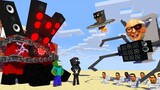 Monster School : SKIBIDI TOILET SCIENTIST ARMY AND TITAN SPEAKERMAN - Minecraft Animation