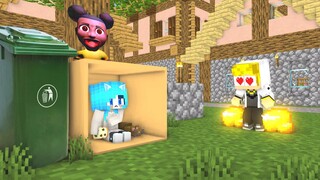 Monster School : Cute Poor Girl Love Rich Boy 5  +Amanda the Adventurer - Minecraft Animation