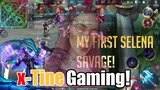 90% WIN RATE SELENA │SAVAGE!!│GAMEPLAY - x-Tine Gaming ~ Mobile Legends