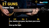 21 Guns - Green Day (Guitar Chords Tutorial with Lyrics)