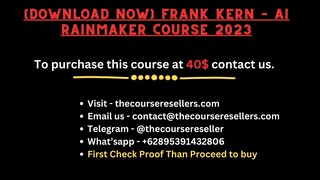 [Download Now] Frank Kern – AI Rainmaker Course 2023