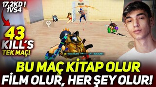 MODUN SON GÜNÜNDE TARİHE GEÇECEK 43 KİLL’S !! BU MAÇ İZLENİRRR 😡 /PUBG MOBİLE