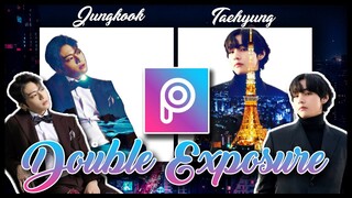 Double Exposure Effect | PicsArt Editing Tutorial | PicsArt | zeti [BTS ver.]