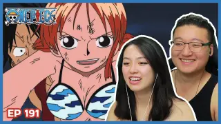 CATCHING ENERU GIANT JACK | ONE PIECE Episode 191 Couples Reaction & Discussion