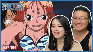 CATCHING ENERU GIANT JACK | ONE PIECE Episode 191 Couples Reaction & Discussion