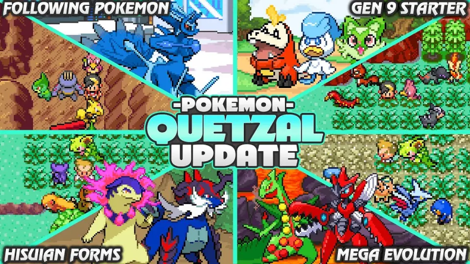 Updated Pokemon Gba Rom 22 With Mega Evolution Following Pkmn Gen 9 Starters Hisuain Forms Bilibili