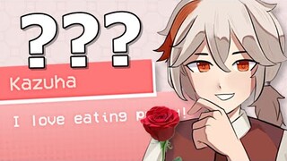 THIS KAZUHA DATING SIM GETS WILD 💀