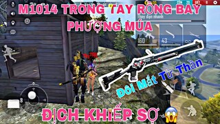 [Free Fire] Solo Squad, M1014 ĐÔI MẮT TỬ THẦN Trong Tay ĐKHANG Chỉ có Nát Map, Súng Rẻ Mạnh Nhất !